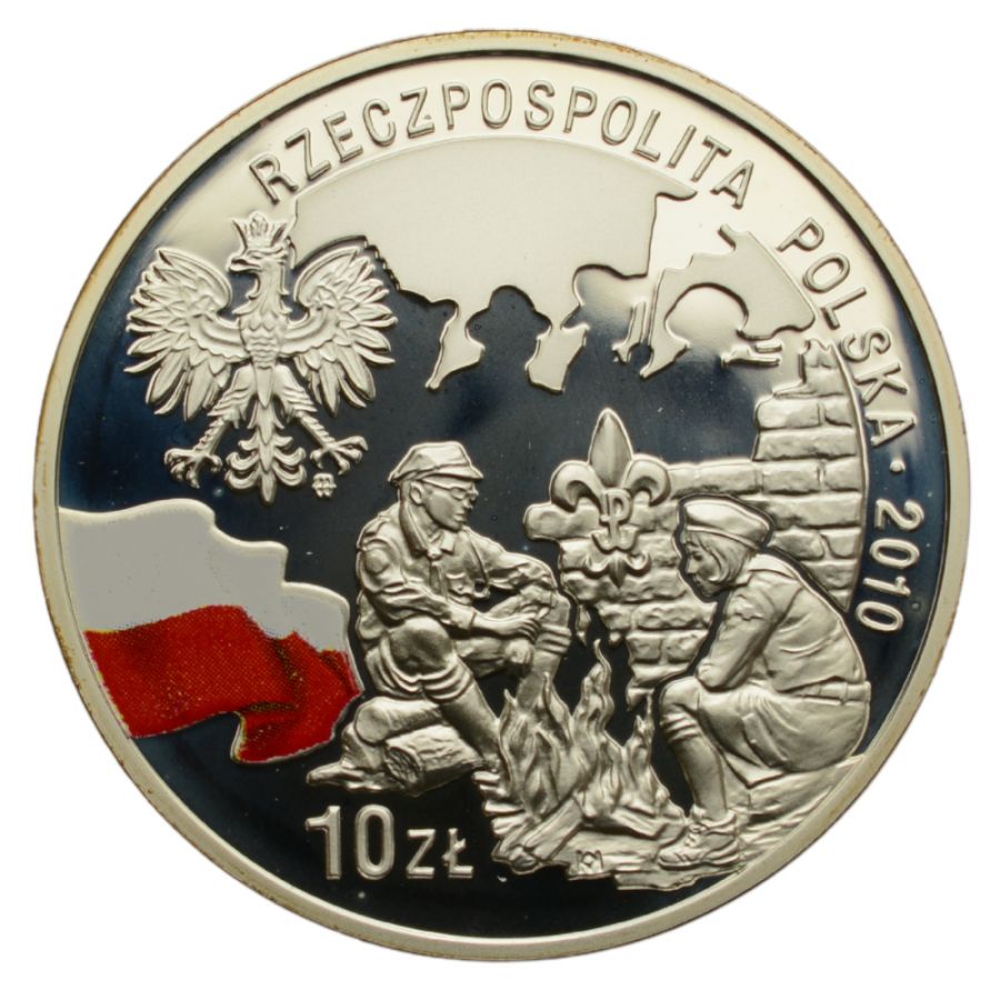 10 złotych - 100. rocznica Harcerstwa Polskiego