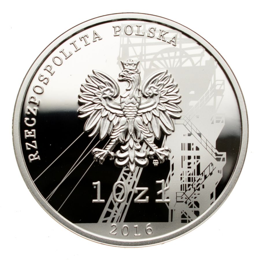 10 złotych - 35. rocznica pacyfikacji kopalni Wujek