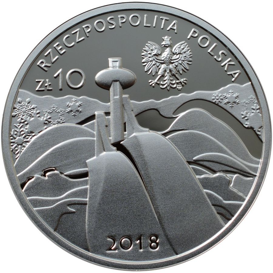 10 złotych - Polska reprezentacja olimpijska - PyeongChang 2018