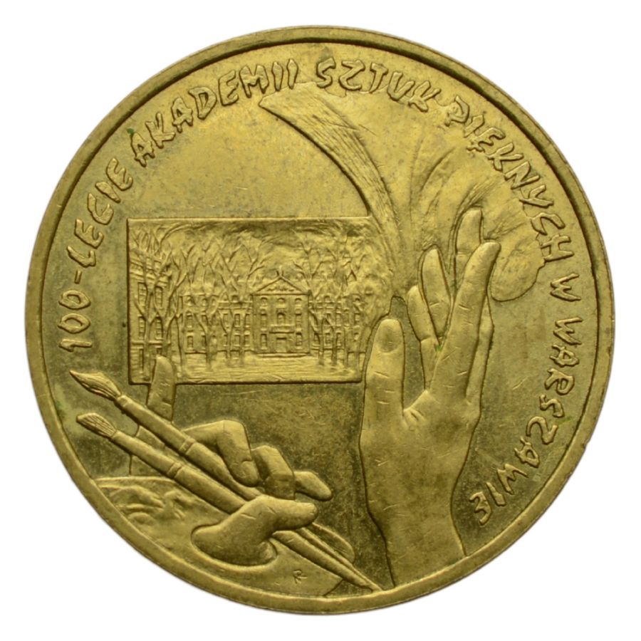 2 złote - 100. rocznica utworzenia Akademii Sztuk Pięknych