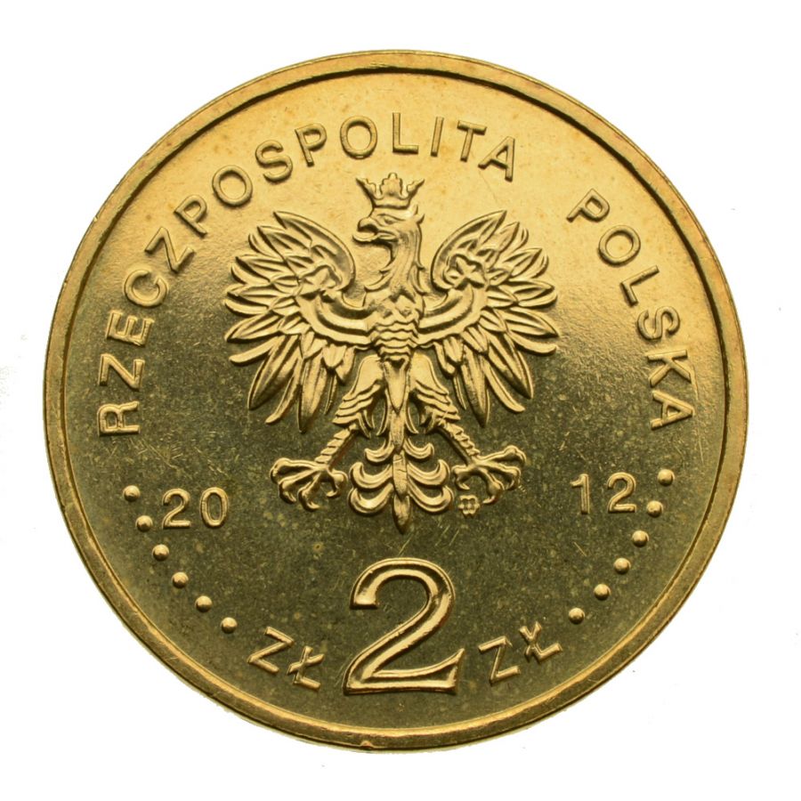 2 złote - Mistrzostwa Europy w Piłce Nożnej - EURO 2012