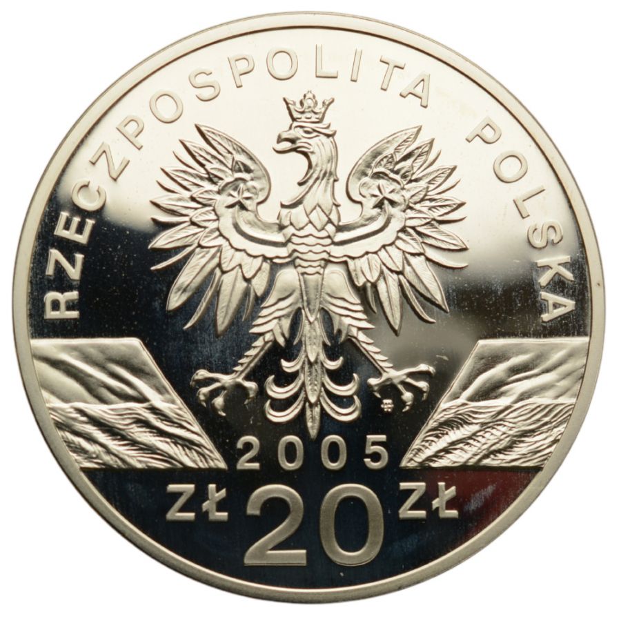 20 złotych - Zwierzęta świata - Puchacz